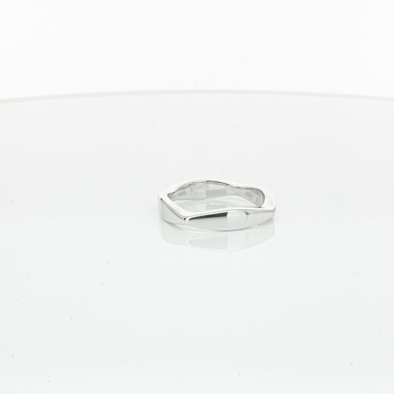 18ct White Gold Diamond EOS Ring-Ring-Walker & Hall