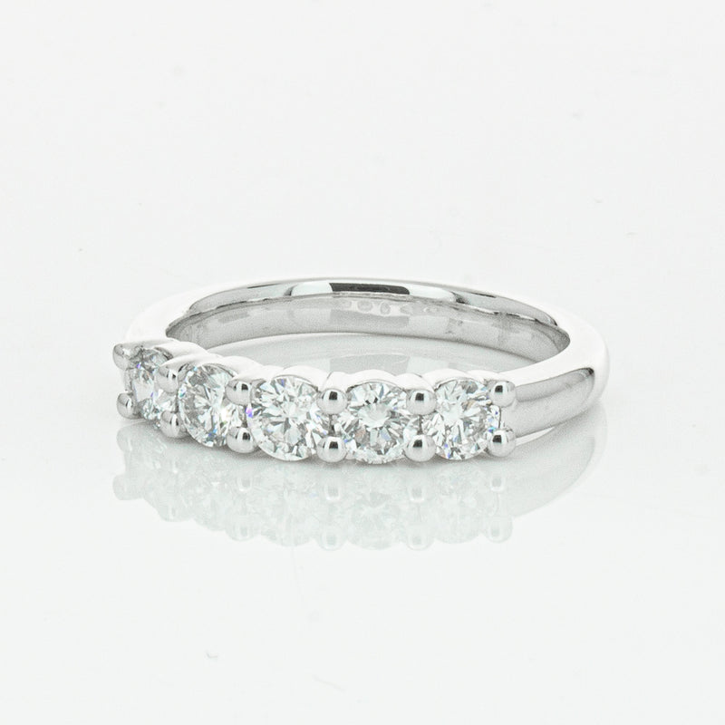 18ct White Gold .80ct Diamond Panorama Ring-Ring-Walker & Hall