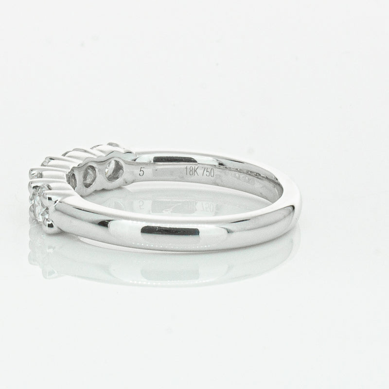 18ct White Gold .80ct Diamond Panorama Ring-Ring-Walker & Hall