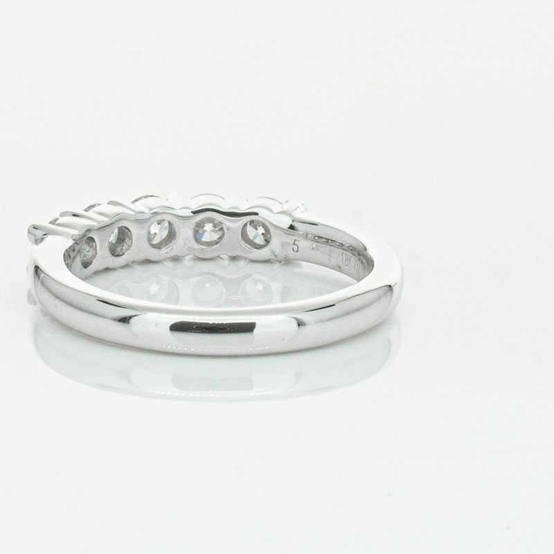 18ct White Gold .80ct Diamond Panorama Ring-Ring-Walker & Hall