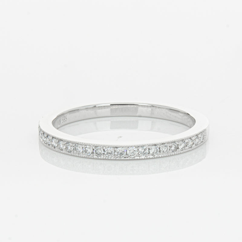 14ct White Gold Diamond Phoebe Band-Ring-Walker & Hall