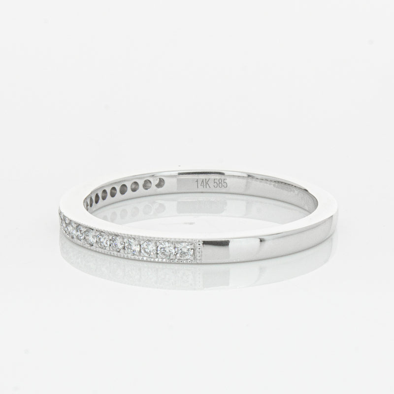 14ct White Gold Diamond Phoebe Band-Ring-Walker & Hall