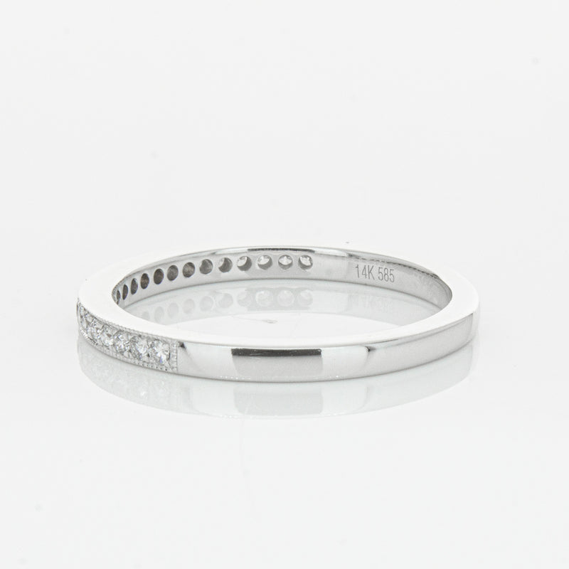 14ct White Gold Diamond Phoebe Band-Ring-Walker & Hall