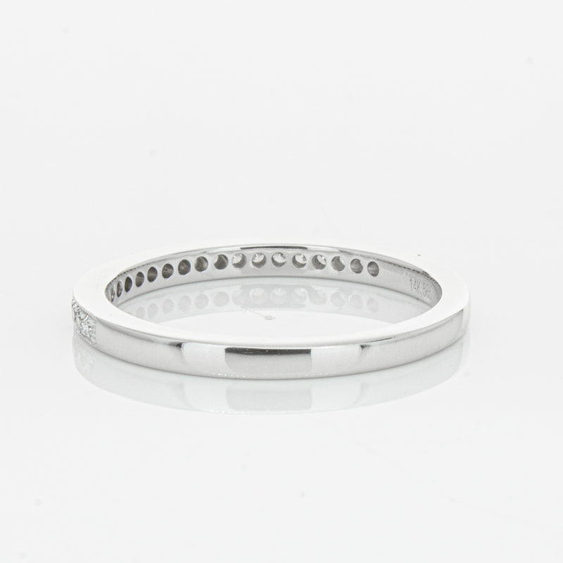 14ct White Gold Diamond Phoebe Band-Ring-Walker & Hall