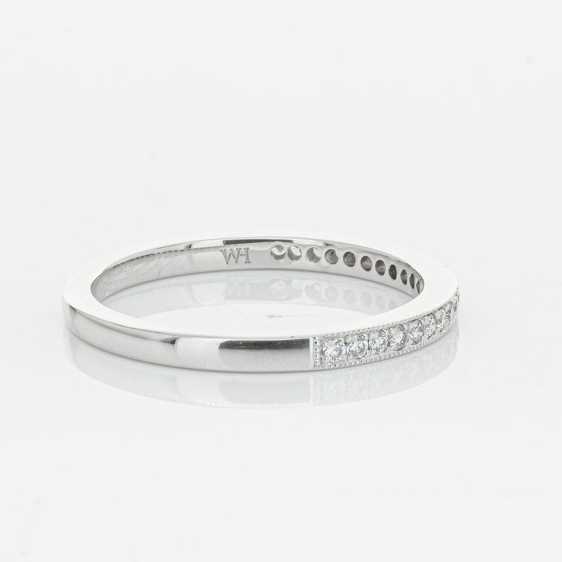 14ct White Gold Diamond Phoebe Band-Ring-Walker & Hall