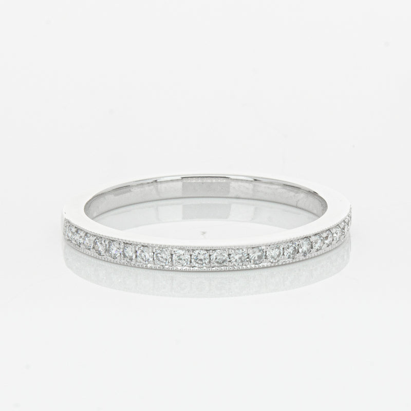 14ct White Gold Diamond Phoebe Band-Ring-Walker & Hall