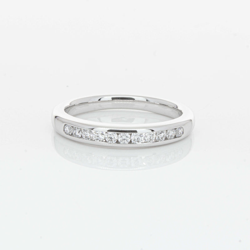 18ct White Gold .25ct Diamond Eternity Ring-Ring-Walker & Hall
