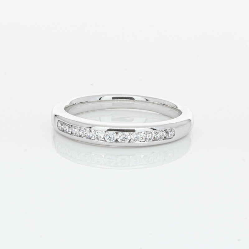 18ct White Gold .25ct Diamond Eternity Ring-Ring-Walker & Hall
