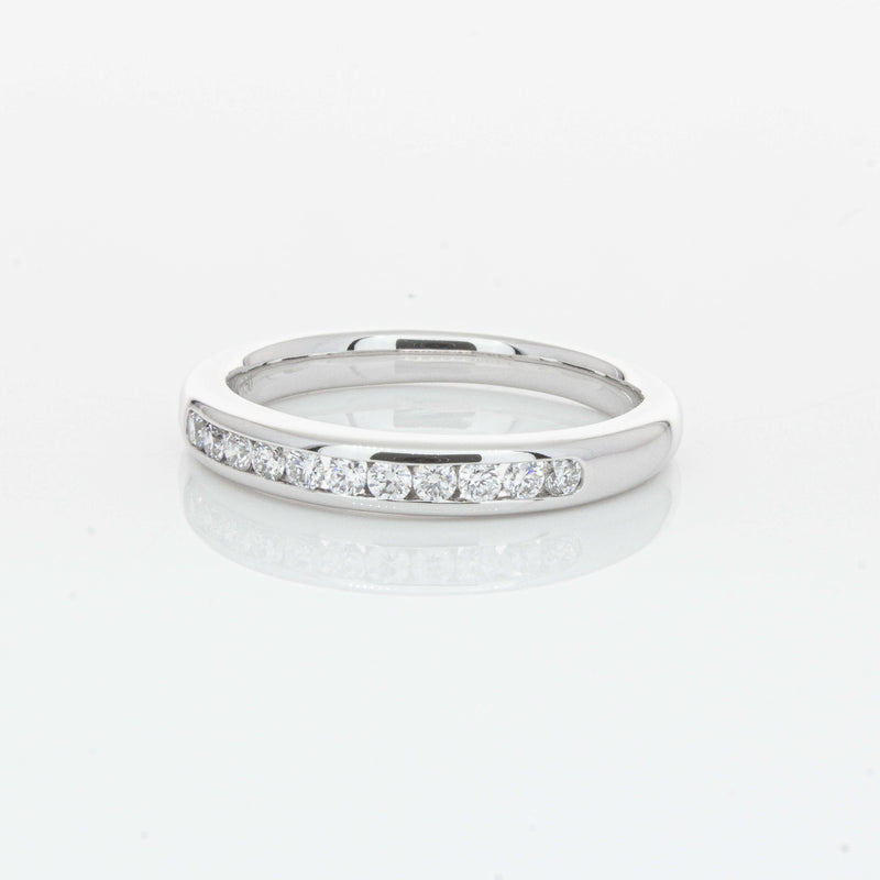 18ct White Gold .25ct Diamond Eternity Ring-Ring-Walker & Hall