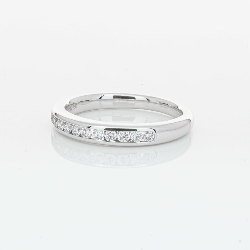 18ct White Gold .25ct Diamond Eternity Ring-Ring-Walker & Hall