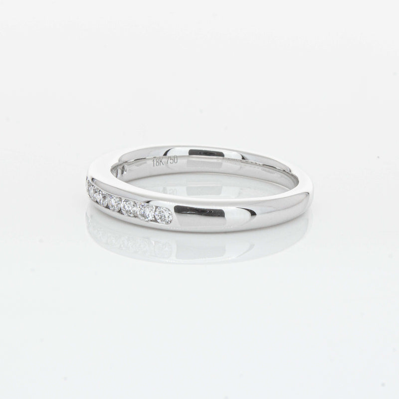 18ct White Gold .25ct Diamond Eternity Ring-Ring-Walker & Hall
