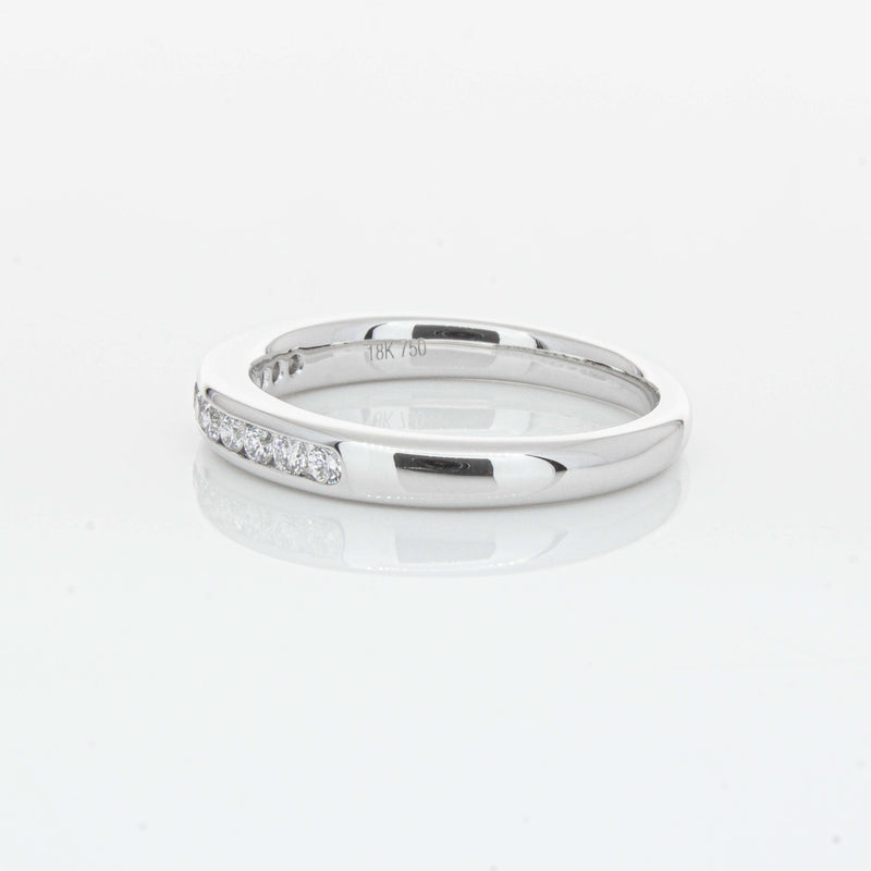 18ct White Gold .25ct Diamond Eternity Ring-Ring-Walker & Hall