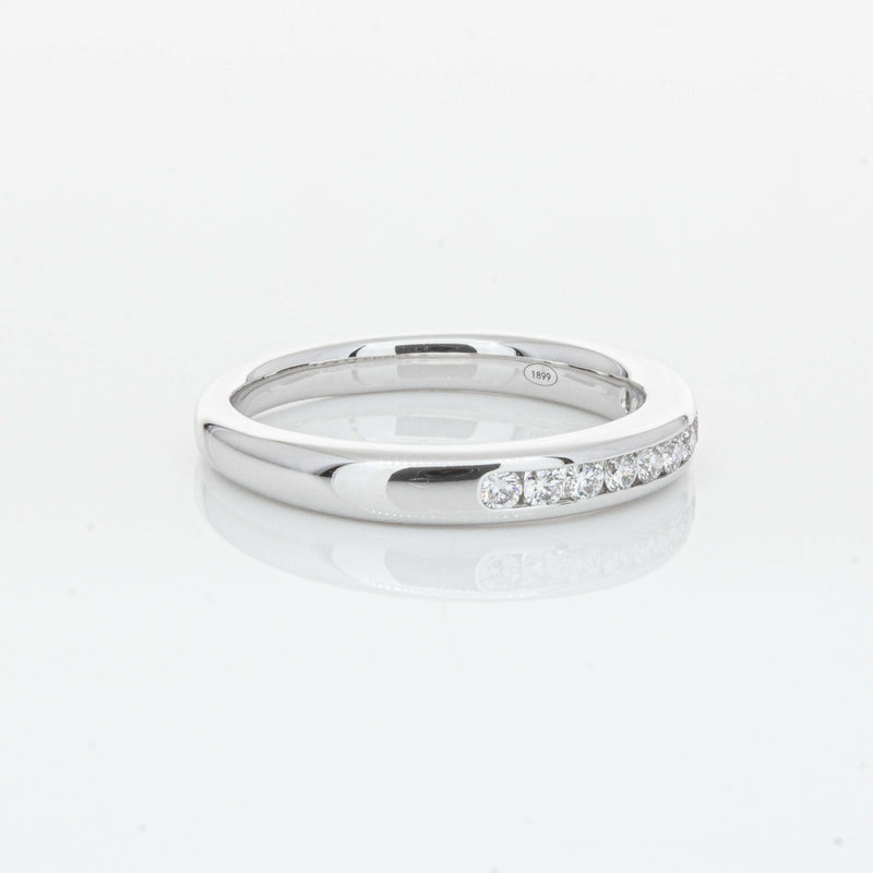 18ct White Gold .25ct Diamond Eternity Ring-Ring-Walker & Hall