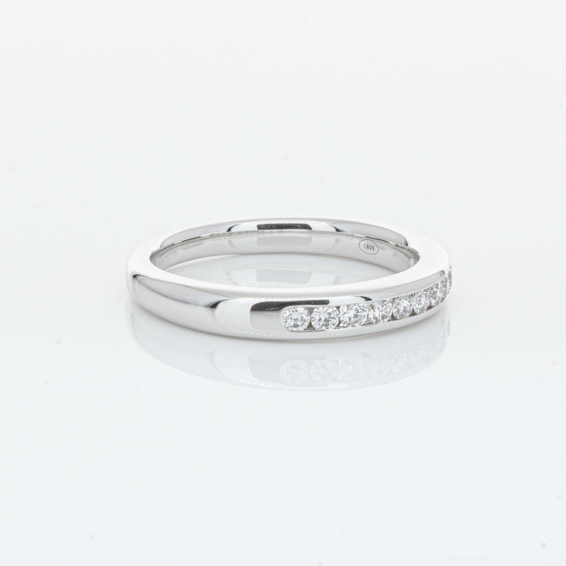 18ct White Gold .25ct Diamond Eternity Ring-Ring-Walker & Hall