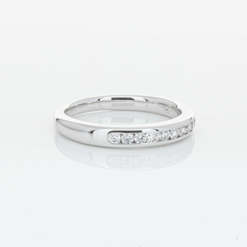 18ct White Gold .25ct Diamond Eternity Ring-Ring-Walker & Hall