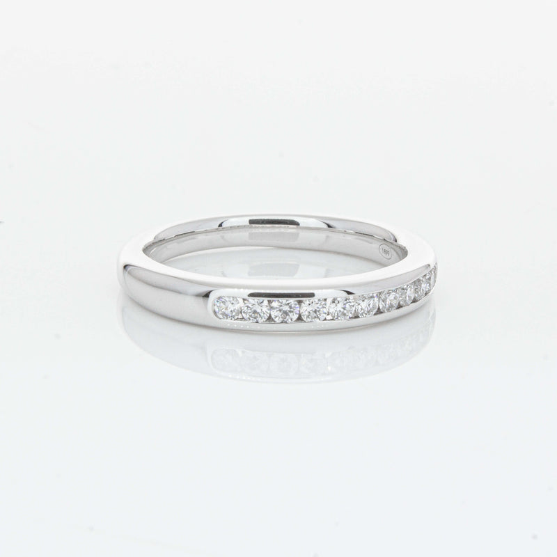 18ct White Gold .25ct Diamond Eternity Ring-Ring-Walker & Hall