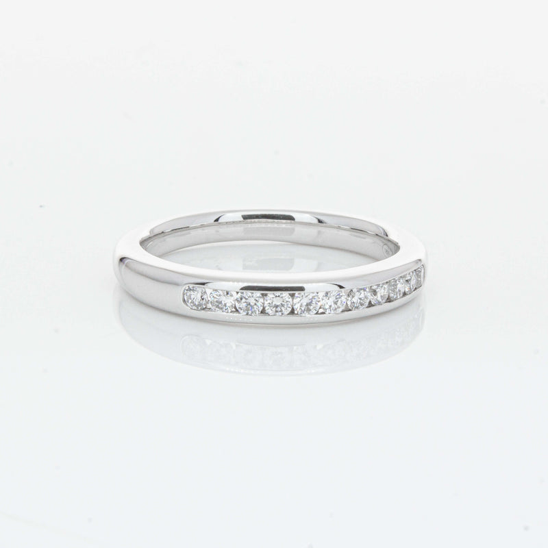 18ct White Gold .25ct Diamond Eternity Ring-Ring-Walker & Hall