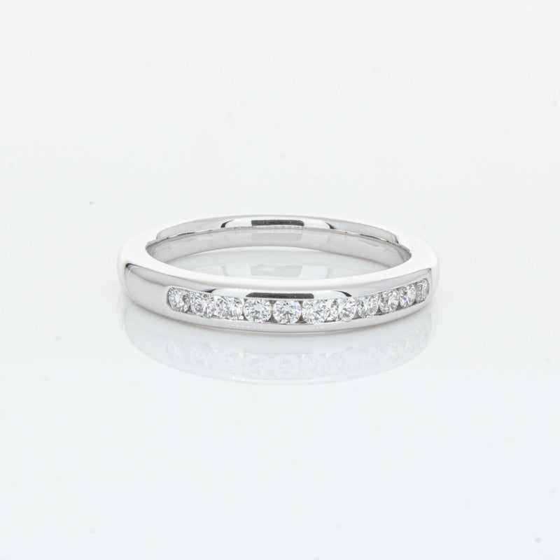 18ct White Gold .25ct Diamond Eternity Ring-Ring-Walker & Hall