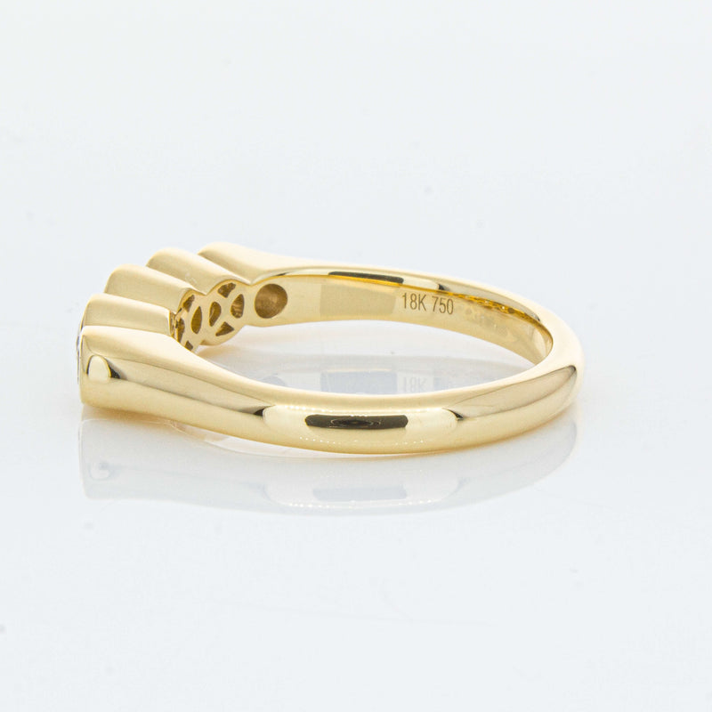 18ct Yellow Gold .78ct Diamond Five-Stone Natalia Ring-Ring-Walker & Hall