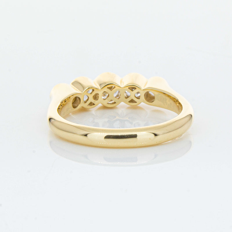 18ct Yellow Gold .78ct Diamond Five-Stone Natalia Ring-Ring-Walker & Hall