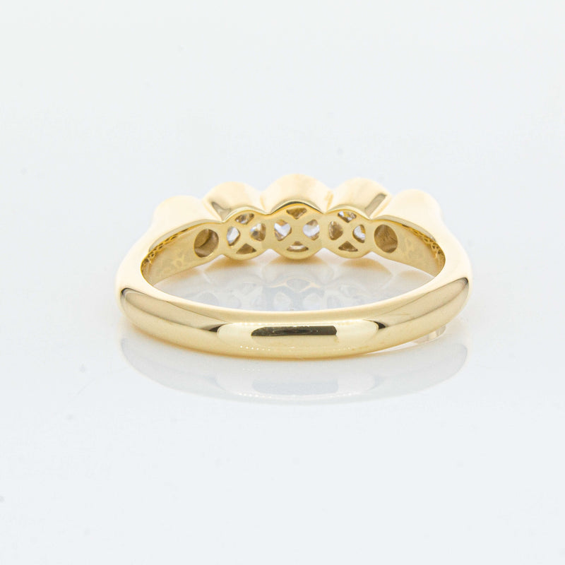 18ct Yellow Gold .78ct Diamond Five-Stone Natalia Ring-Ring-Walker & Hall