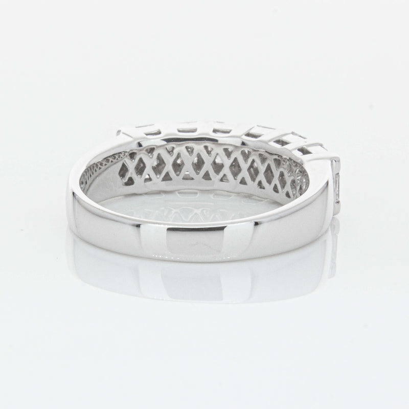 Deja Vu 18ct White Gold 1.12ct Diamond Band-Ring-Walker & Hall