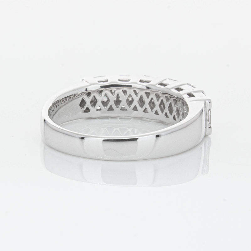 Deja Vu 18ct White Gold 1.12ct Diamond Band-Ring-Walker & Hall