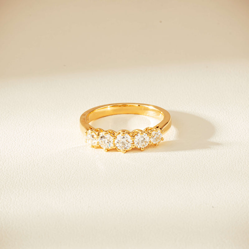 18ct Yellow Gold .80ct Diamond Monarch Ring - Ring - Walker & Hall