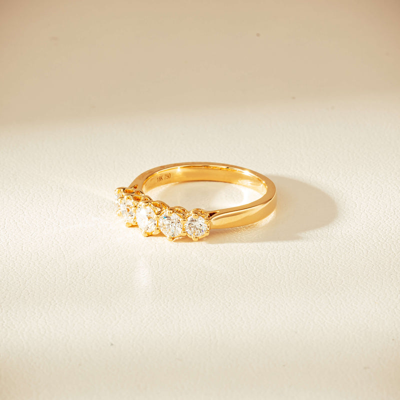 18ct Yellow Gold .80ct Diamond Monarch Ring - Ring - Walker & Hall