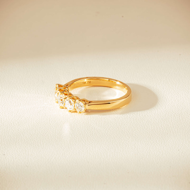 18ct Yellow Gold .80ct Diamond Monarch Ring - Ring - Walker & Hall