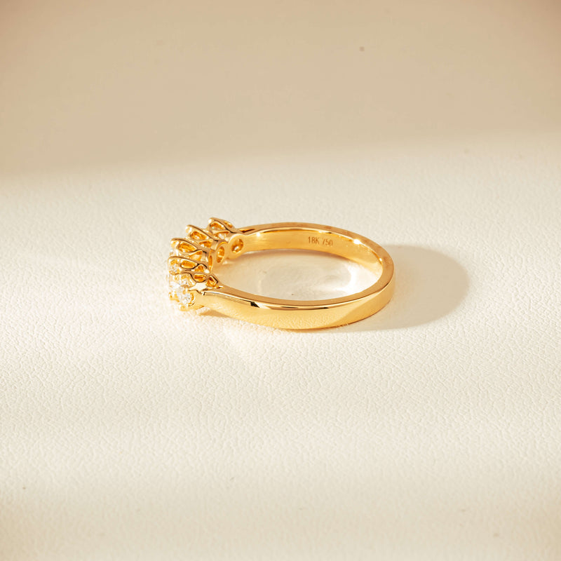 18ct Yellow Gold .80ct Diamond Monarch Ring - Ring - Walker & Hall