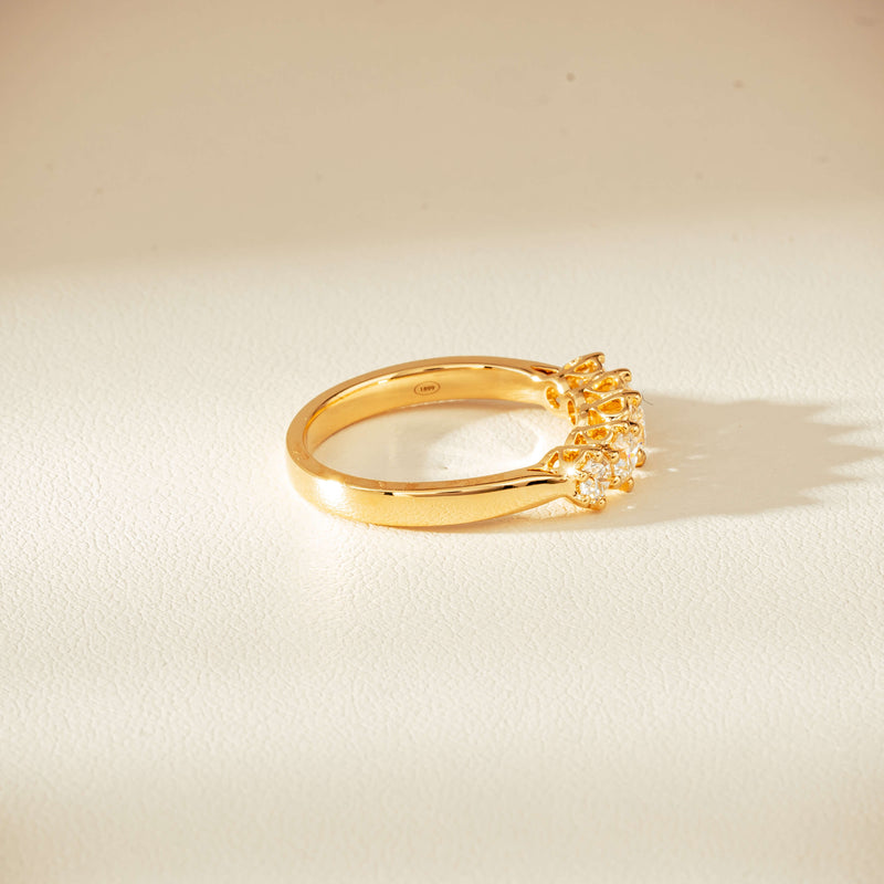 18ct Yellow Gold .80ct Diamond Monarch Ring - Ring - Walker & Hall