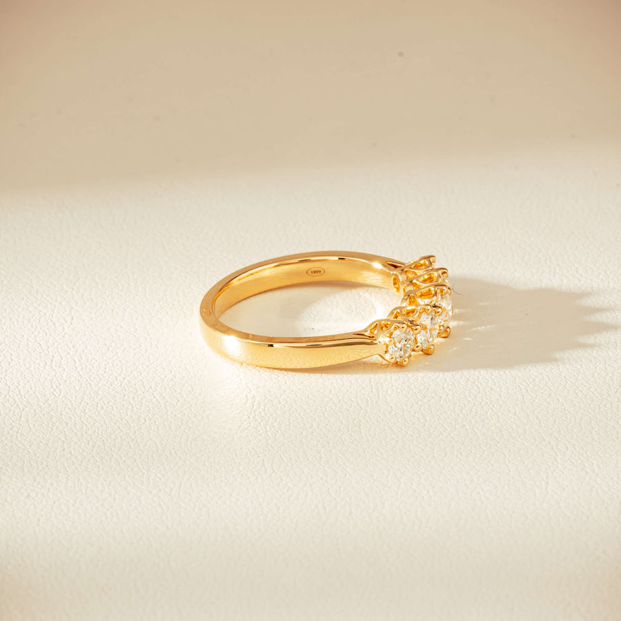 18ct Yellow Gold .80ct Diamond Monarch Ring - Ring - Walker & Hall