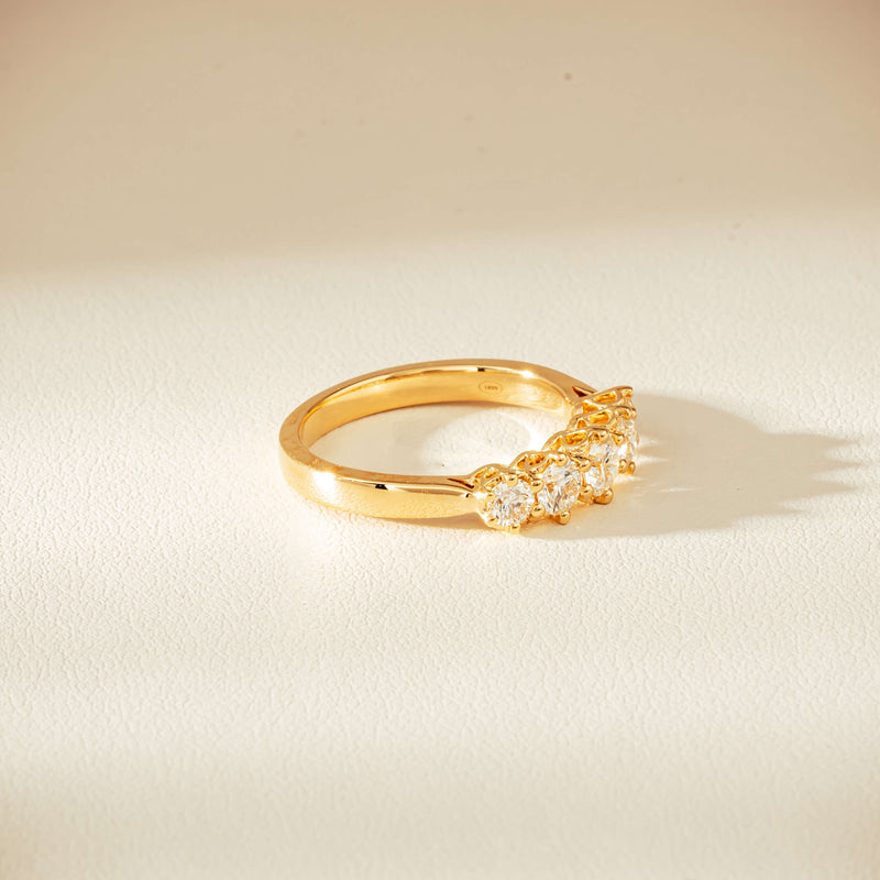 18ct Yellow Gold .80ct Diamond Monarch Ring - Ring - Walker & Hall