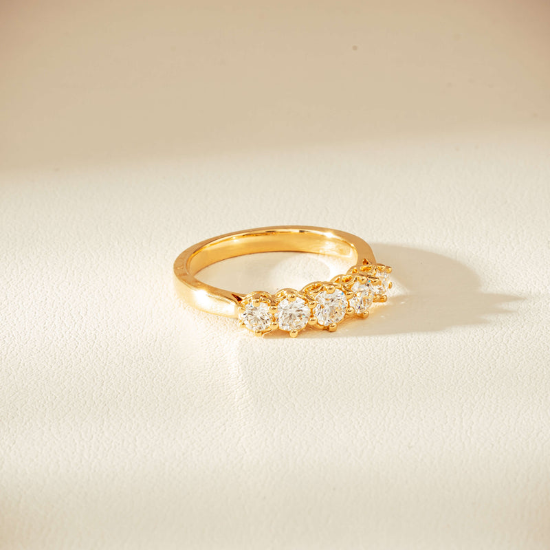 18ct Yellow Gold .80ct Diamond Monarch Ring - Ring - Walker & Hall