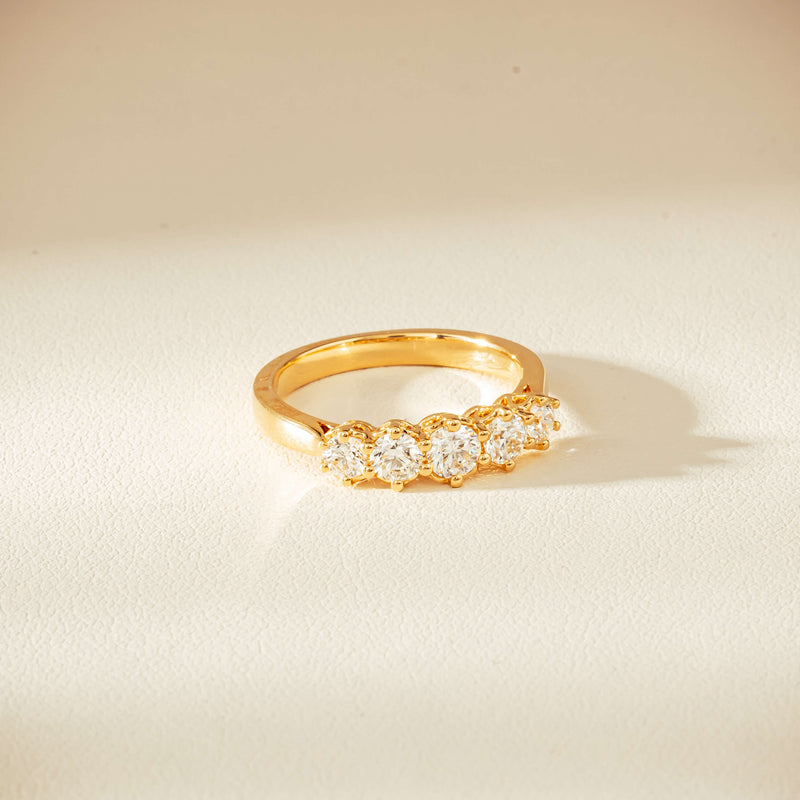 18ct Yellow Gold .80ct Diamond Monarch Ring - Ring - Walker & Hall