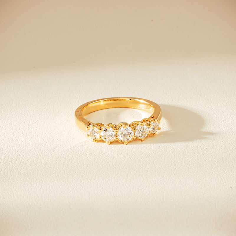 18ct Yellow Gold .80ct Diamond Monarch Ring - Ring - Walker & Hall