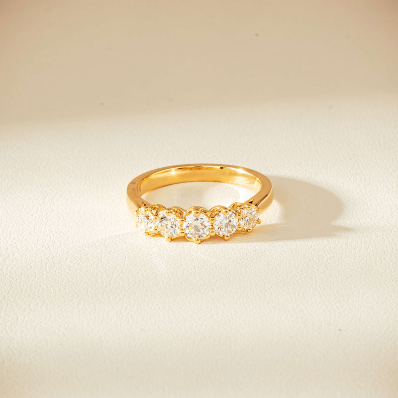 18ct Yellow Gold .80ct Diamond Monarch Ring - Ring - Walker & Hall