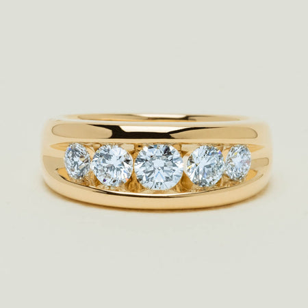 18ct Yellow Gold 1.25ct Diamond Eugenie Ring - Ring - Walker & Hall