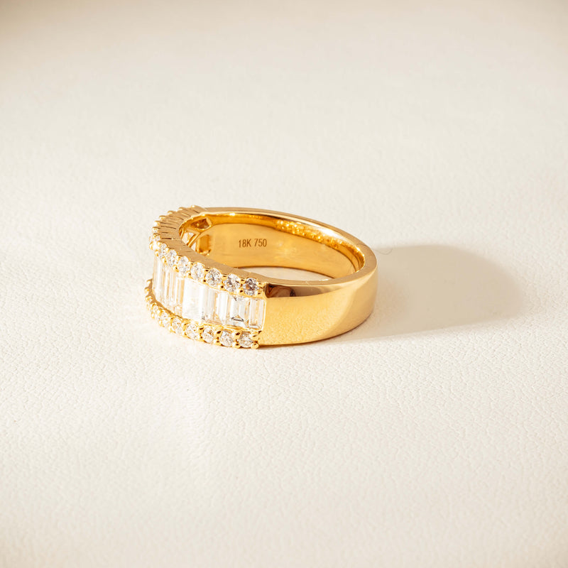 18ct Yellow Gold 1.77ct Diamond Channel-Set Eternity Ring - Ring - Walker & Hall