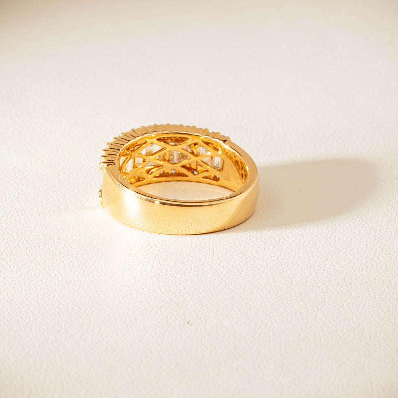 18ct Yellow Gold 1.77ct Diamond Channel-Set Eternity Ring - Ring - Walker & Hall