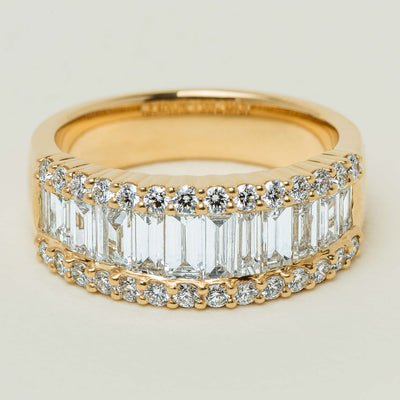 18ct Yellow Gold 1.77ct Diamond Channel-Set Eternity Ring - Ring - Walker & Hall