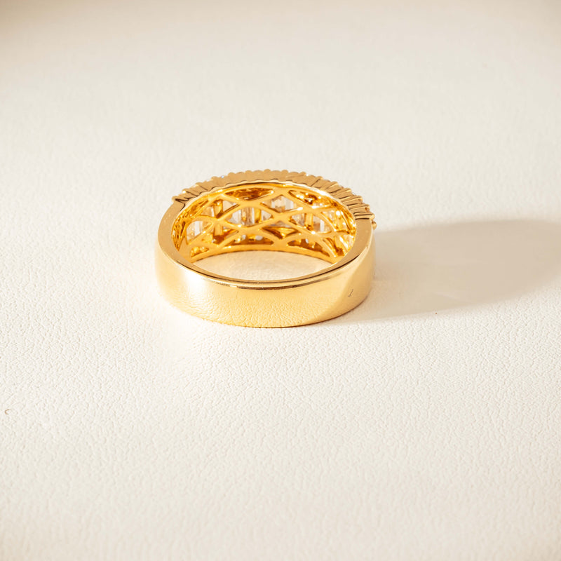 18ct Yellow Gold 1.77ct Diamond Channel-Set Eternity Ring - Ring - Walker & Hall