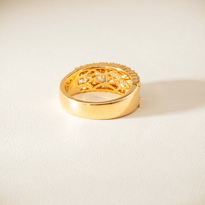 18ct Yellow Gold 1.77ct Diamond Channel-Set Eternity Ring - Ring - Walker & Hall