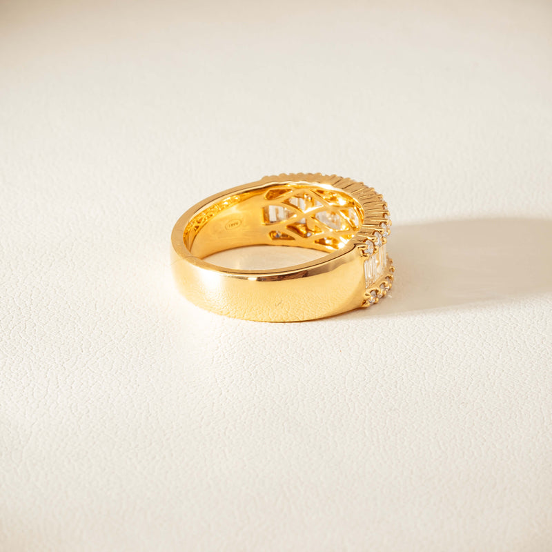 18ct Yellow Gold 1.77ct Diamond Channel-Set Eternity Ring - Ring - Walker & Hall