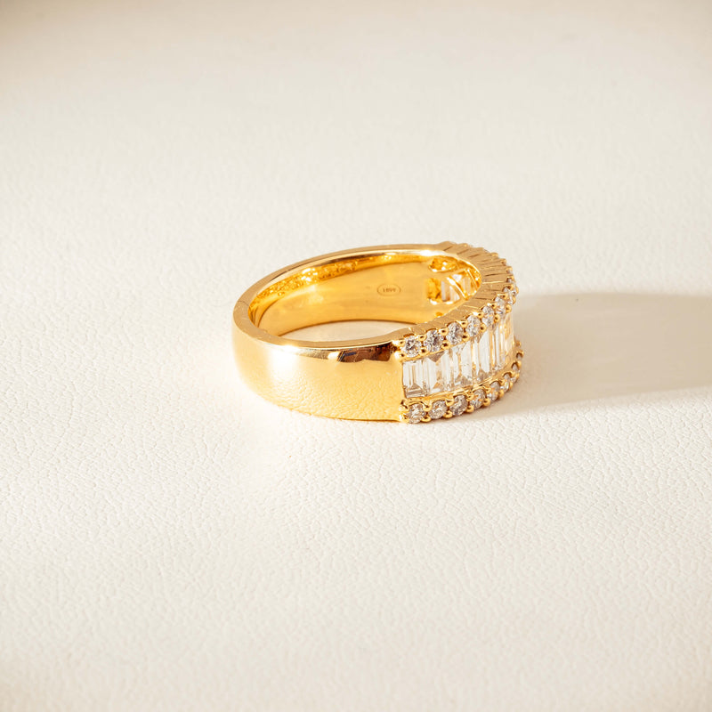 18ct Yellow Gold 1.77ct Diamond Channel-Set Eternity Ring - Ring - Walker & Hall