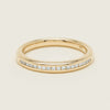 14ct Yellow Gold Diamond Vida Band - Ring - Walker & Hall