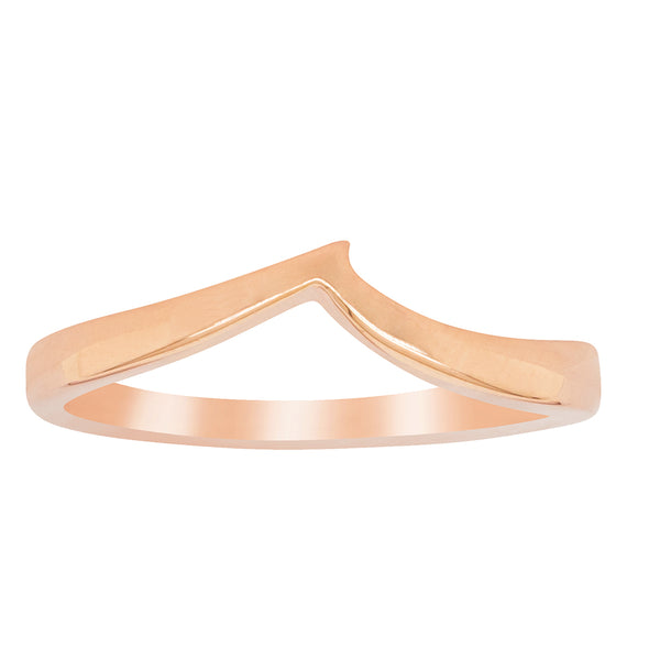 18ct Rose Gold Fitted Solstice Band - Ring - Walker & Hall