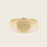 9ct Yellow Gold Classic Signet Ring - Ring - Walker & Hall