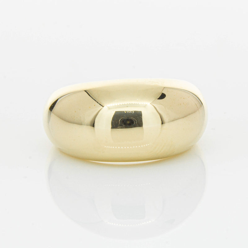 9ct Yellow Gold Madonna Ring-Ring-Walker & Hall